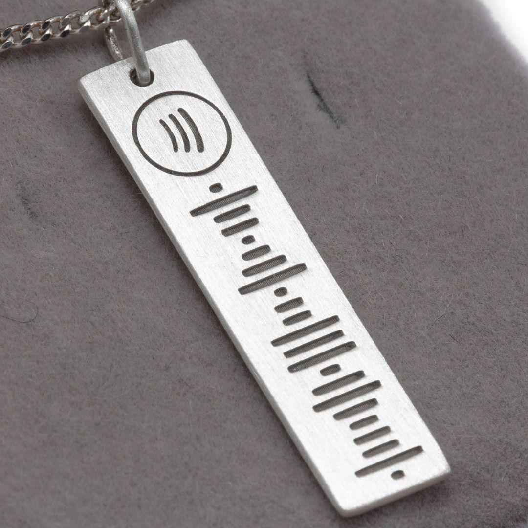 Pingente Musical Spotify em Prata de Lei - Volpi Joias