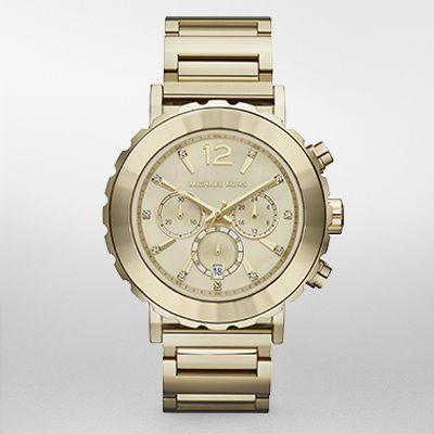 Relógio michael kors dourado mostrador madre pérola mk5789 - Volpi Joias